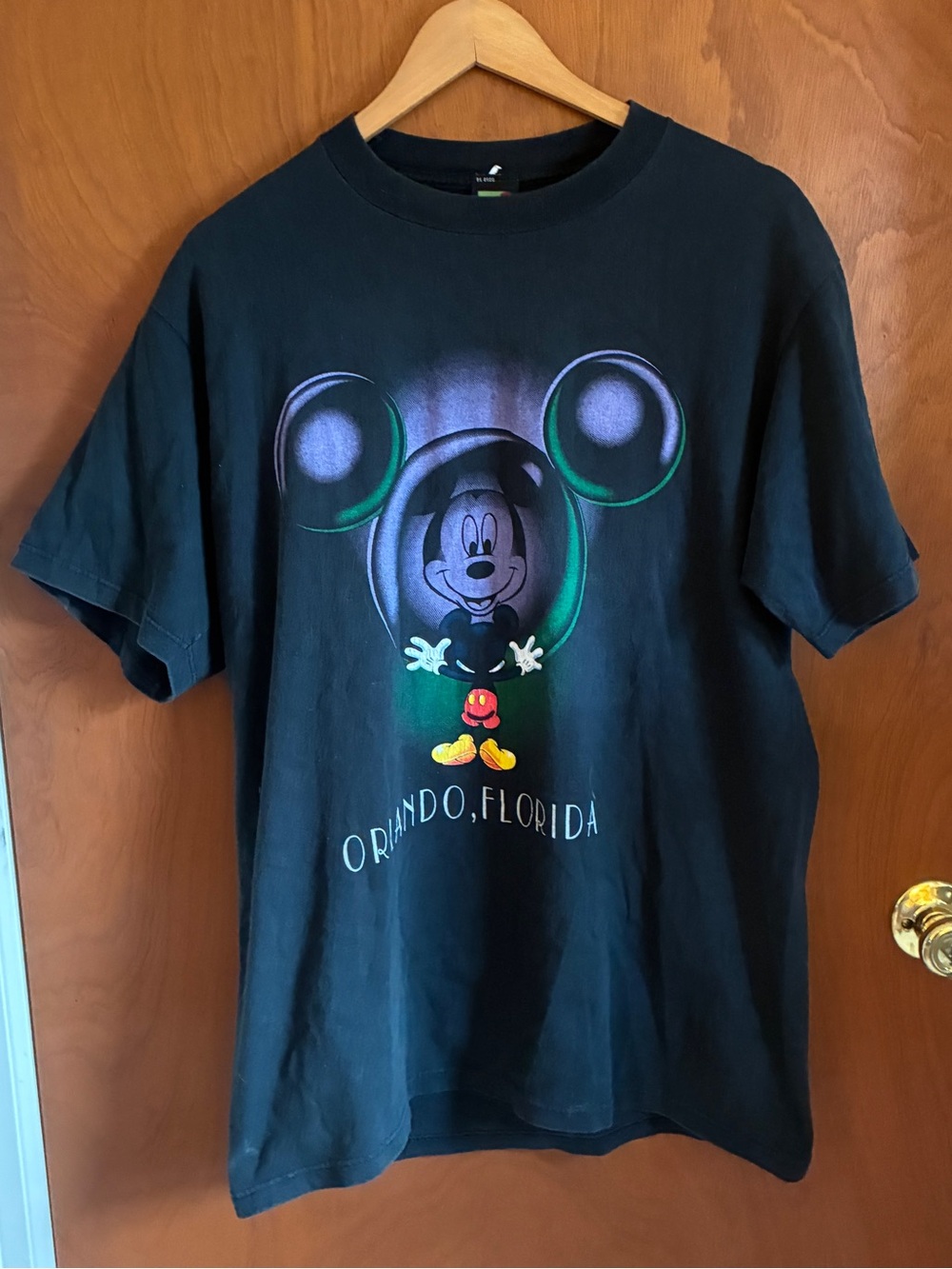 Disney Black Mickey Mouse Orlando T-Shirt
